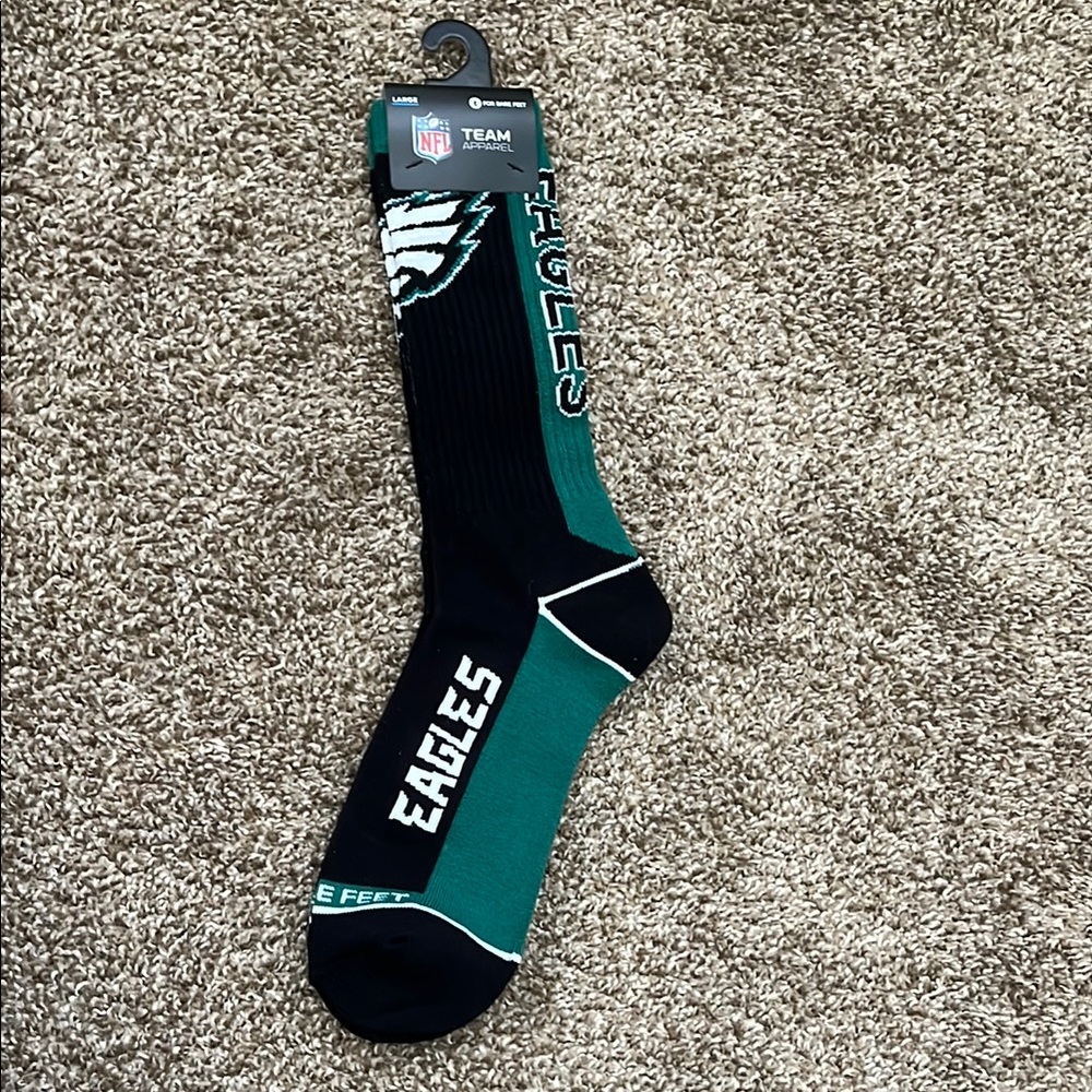 NFL Black and Green Casual Socks with Team Spirit